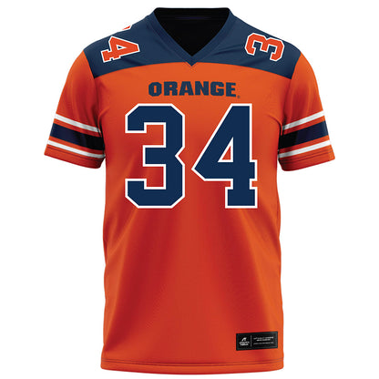 Syracuse - NCAA Football : Nate Prater - Orange Football Jersey