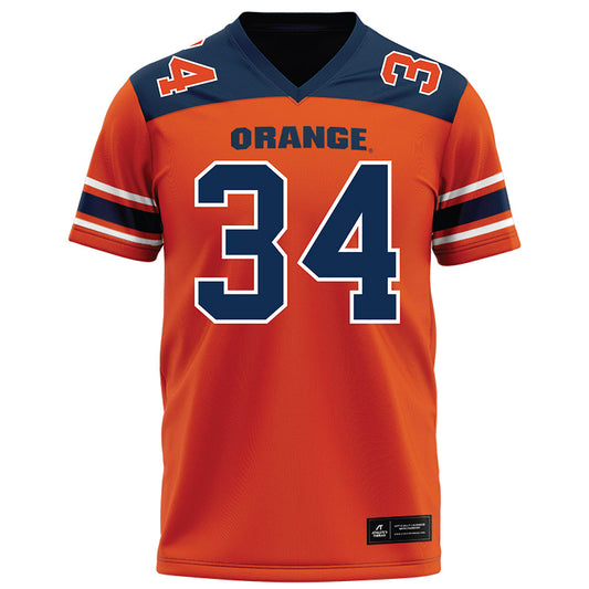 Syracuse - NCAA Football : Nate Prater - Orange Football Jersey