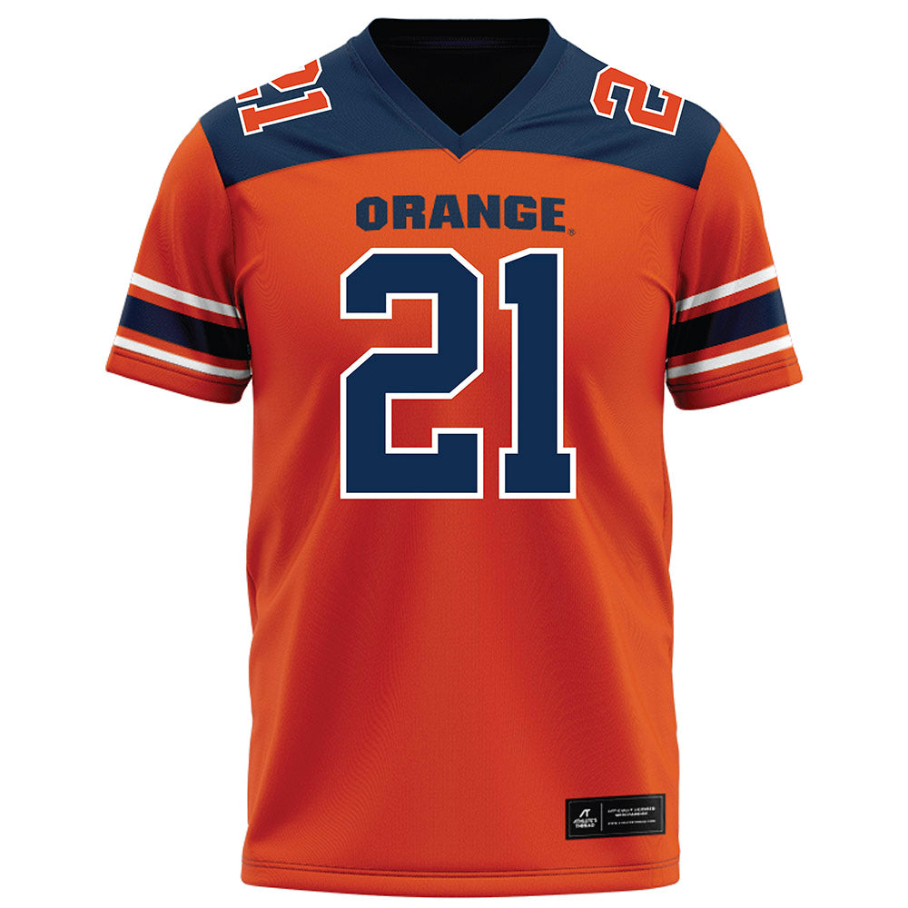 Syracuse - NCAA Football : Francis Brown Jr - Orange Football Jersey-0