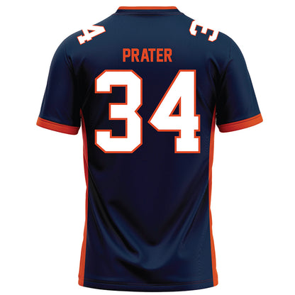 Syracuse - NCAA Football : Nate Prater - Blue Football Jersey