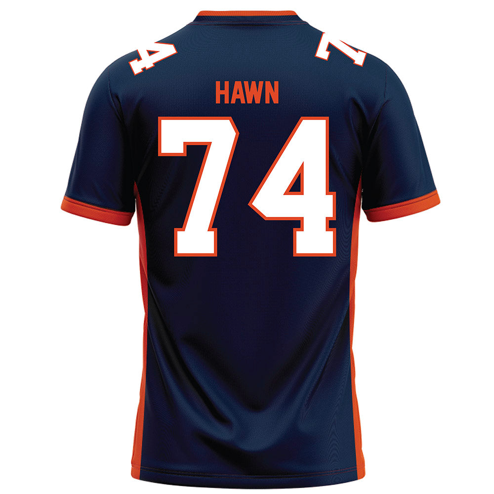 Syracuse - NCAA Football : Matthew Hawn - Blue Football Jersey-1