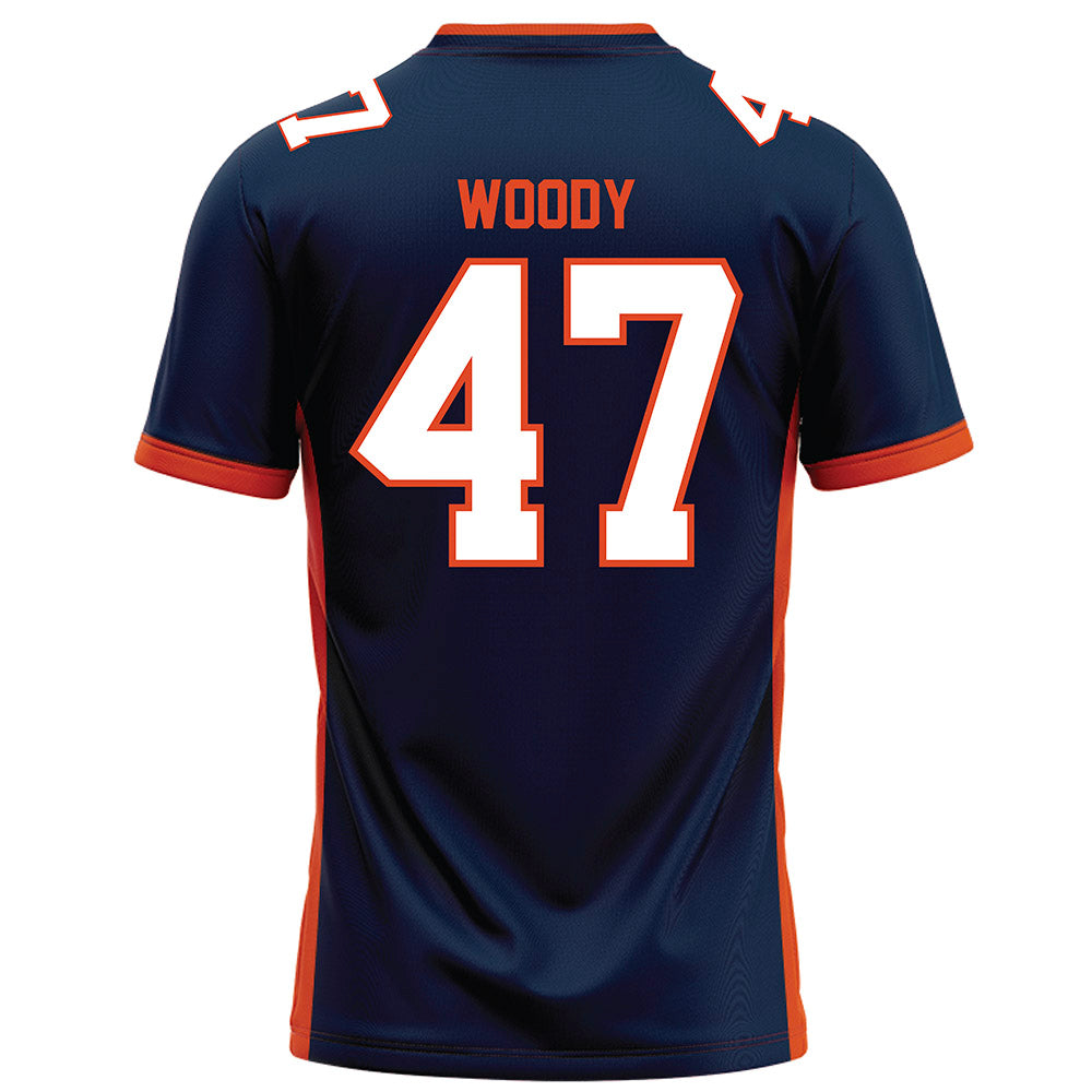 Syracuse - NCAA Football : Tripp Woody - Blue Football Jersey-1