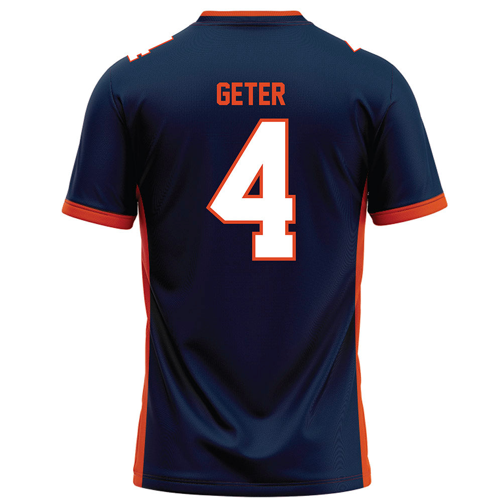 Syracuse - NCAA Football : Chase Geter - Blue Football Jersey-1