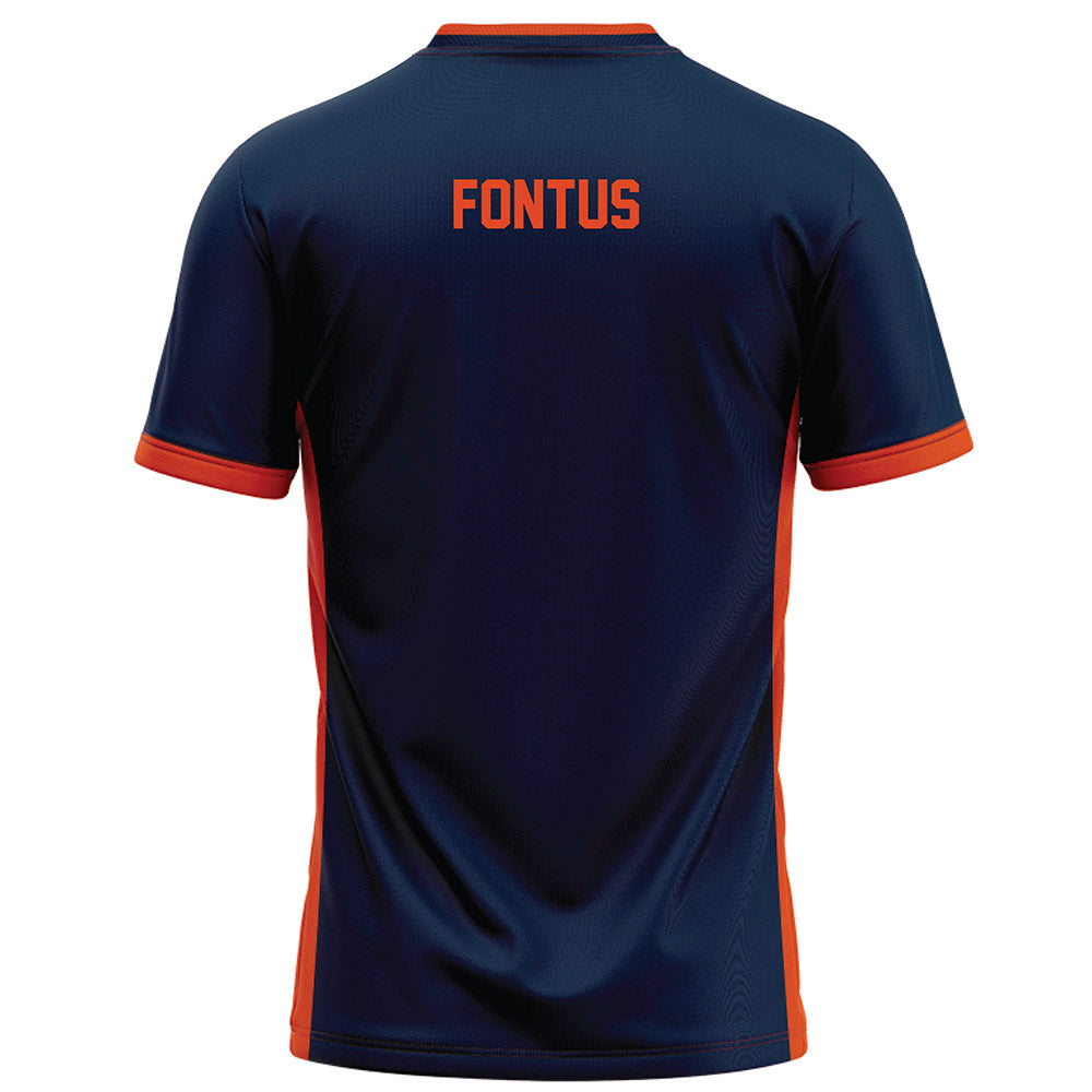 Syracuse - NCAA Football : Dillan Fontus - Blue Football Jersey-1