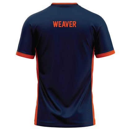 Syracuse - NCAA Football : Cole Weaver - Blue Football Jersey-1