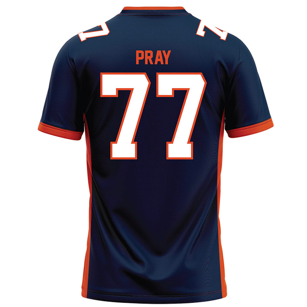 Syracuse - NCAA Football : Jaylen Pray - Blue Football Jersey-1