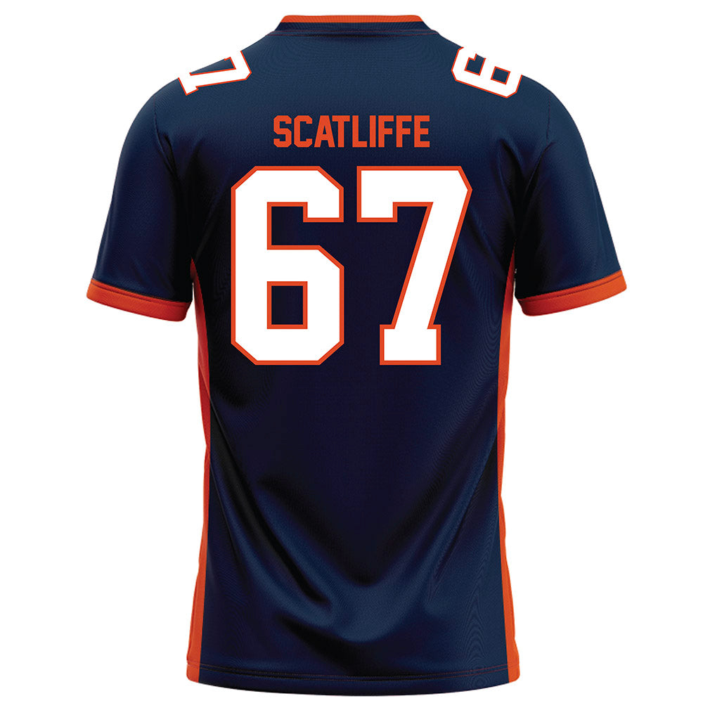 Syracuse - NCAA Football : D'Joni Scatliffe - Blue Football Jersey-1
