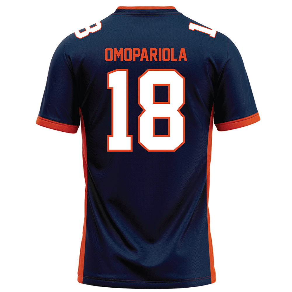 Syracuse - NCAA Football : David Omopariola - Blue Football Jersey