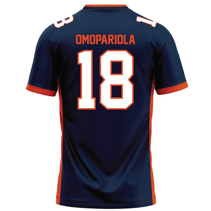 Syracuse - NCAA Football : David Omopariola - Blue Football Jersey
