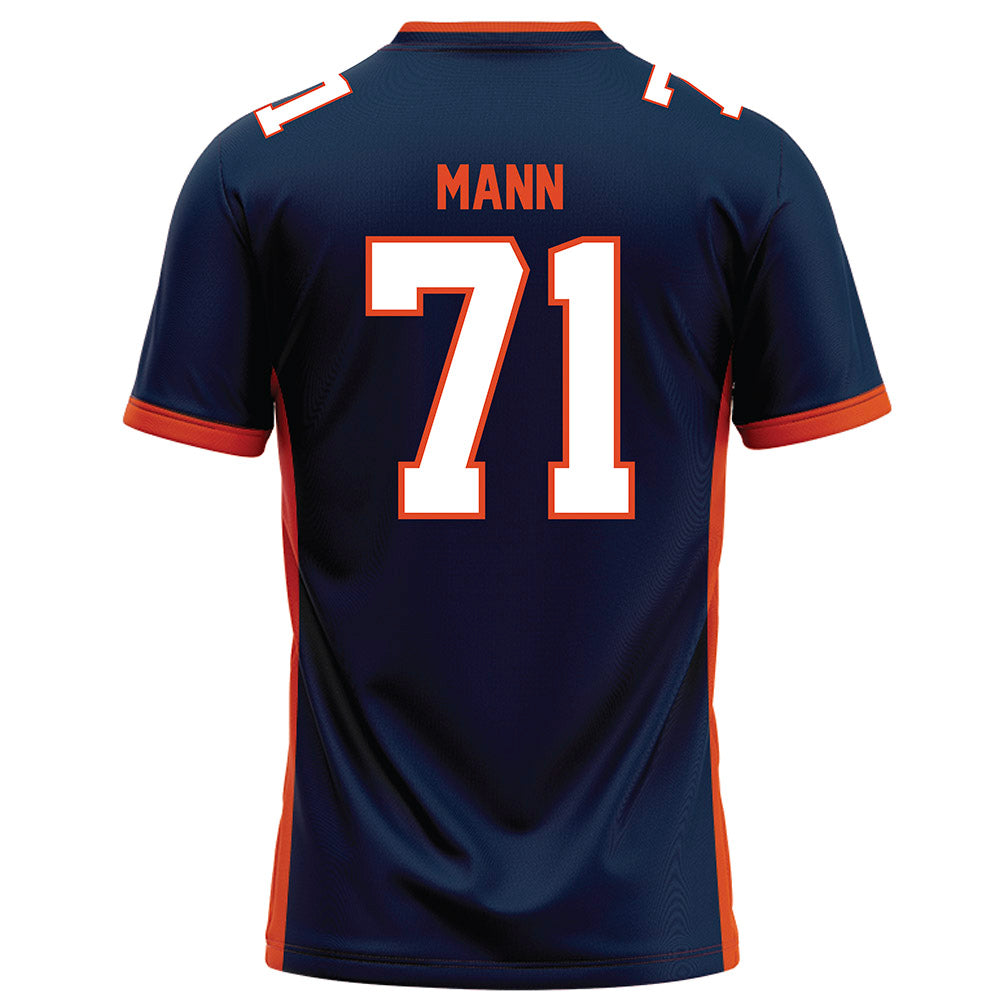 Syracuse - NCAA Football : Jayden Mann - Blue Football Jersey-1