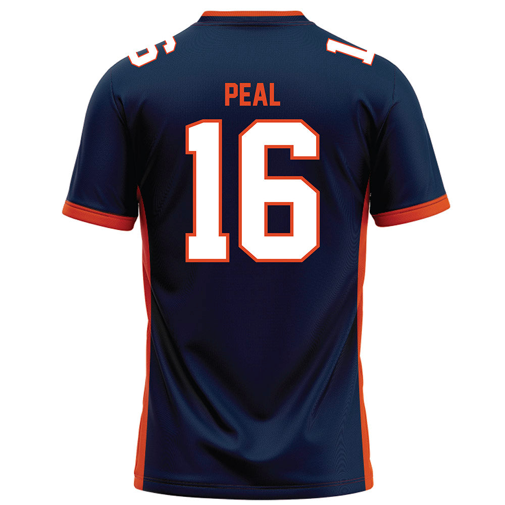 Syracuse - NCAA Football : Chris Peal - Blue Football Jersey-1