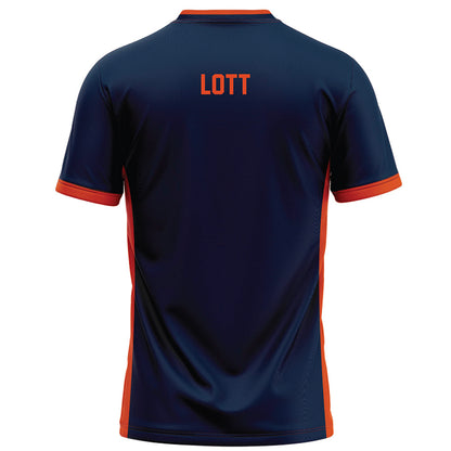 Syracuse - NCAA Football : Zaid Lott - Blue Football Jersey-1