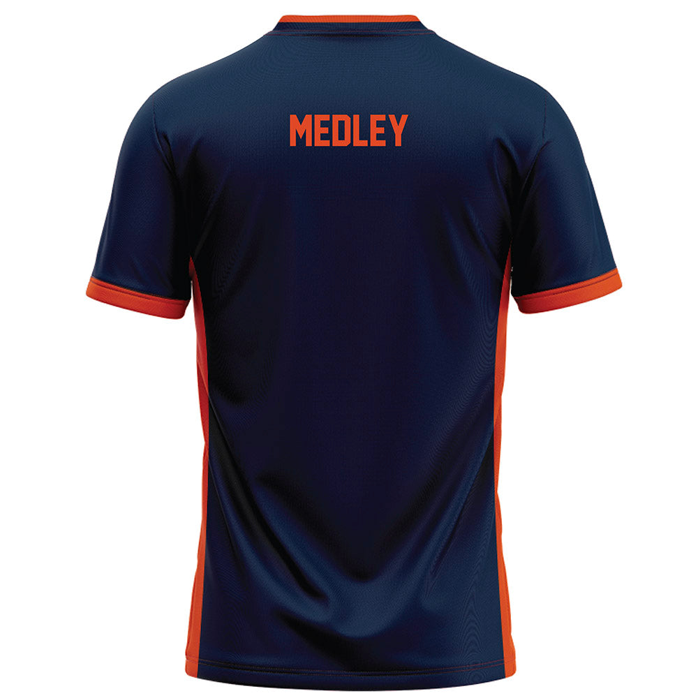 Syracuse - NCAA Football : Maurice Medley - Blue Football Jersey-1