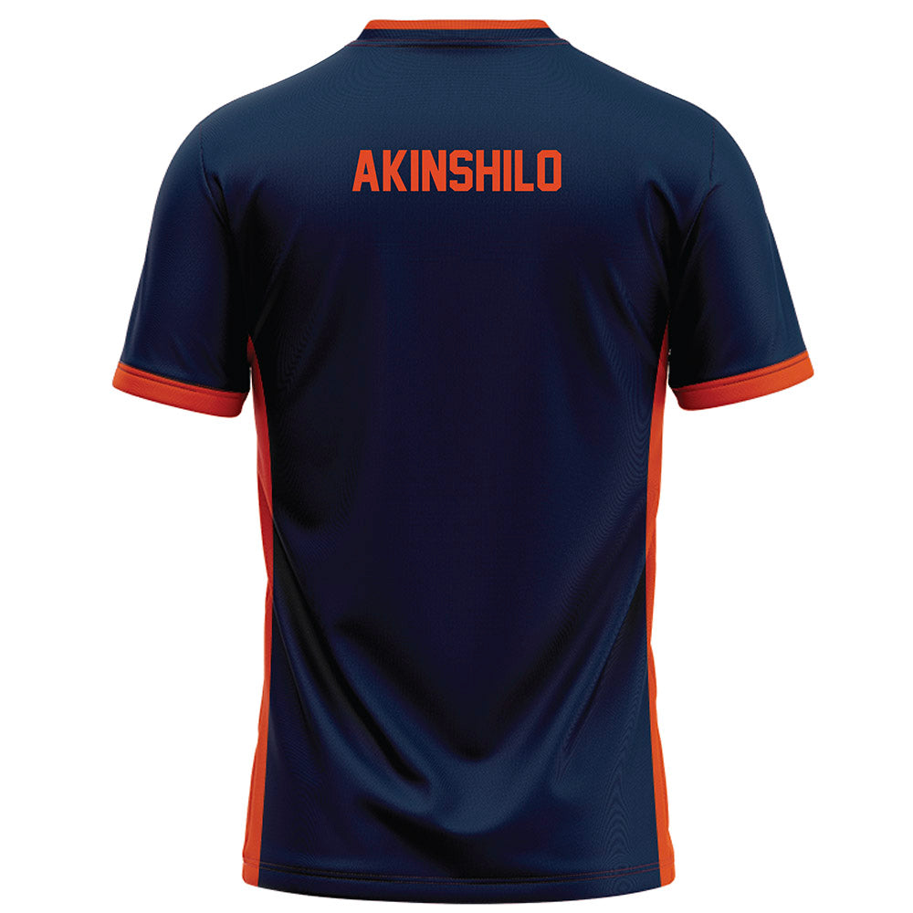 Syracuse - NCAA Football : Oluwafunto Akinshilo - Blue Football Jersey-1