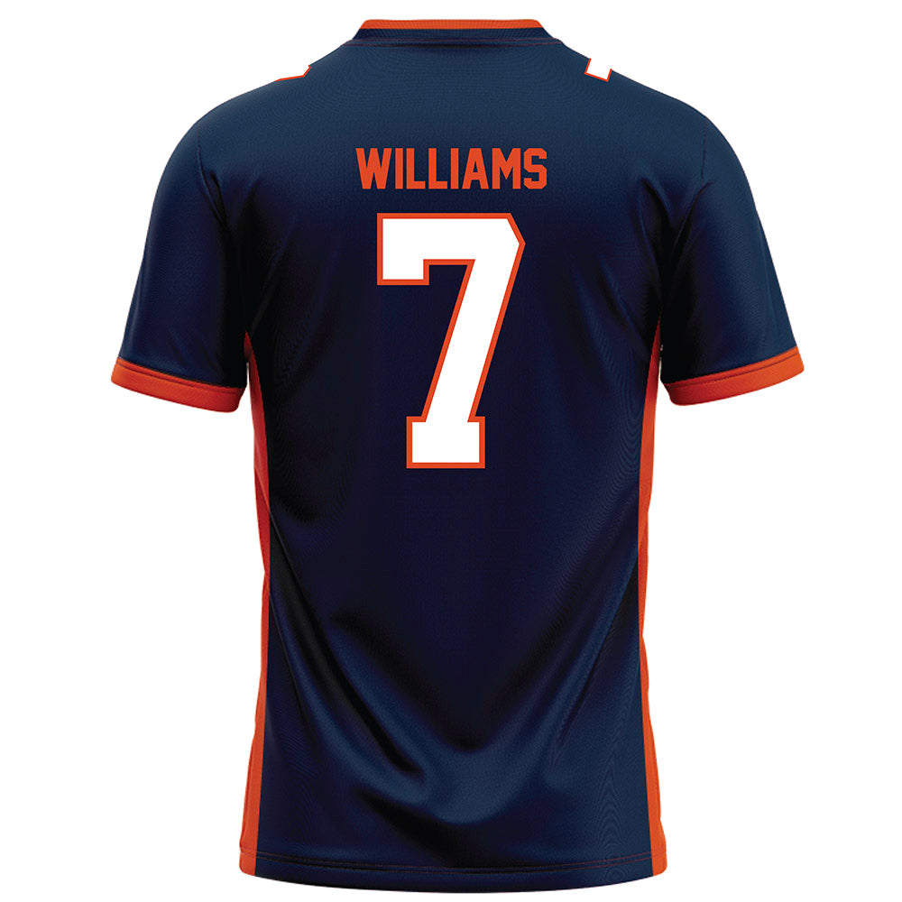 Syracuse - NCAA Football : Darien Williams - Blue Football Jersey-1