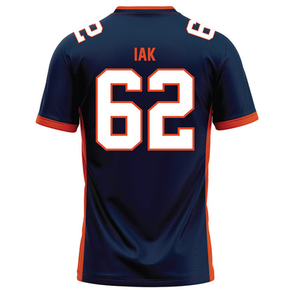 Syracuse - NCAA Football : Jackson Iak - Blue Football Jersey-1