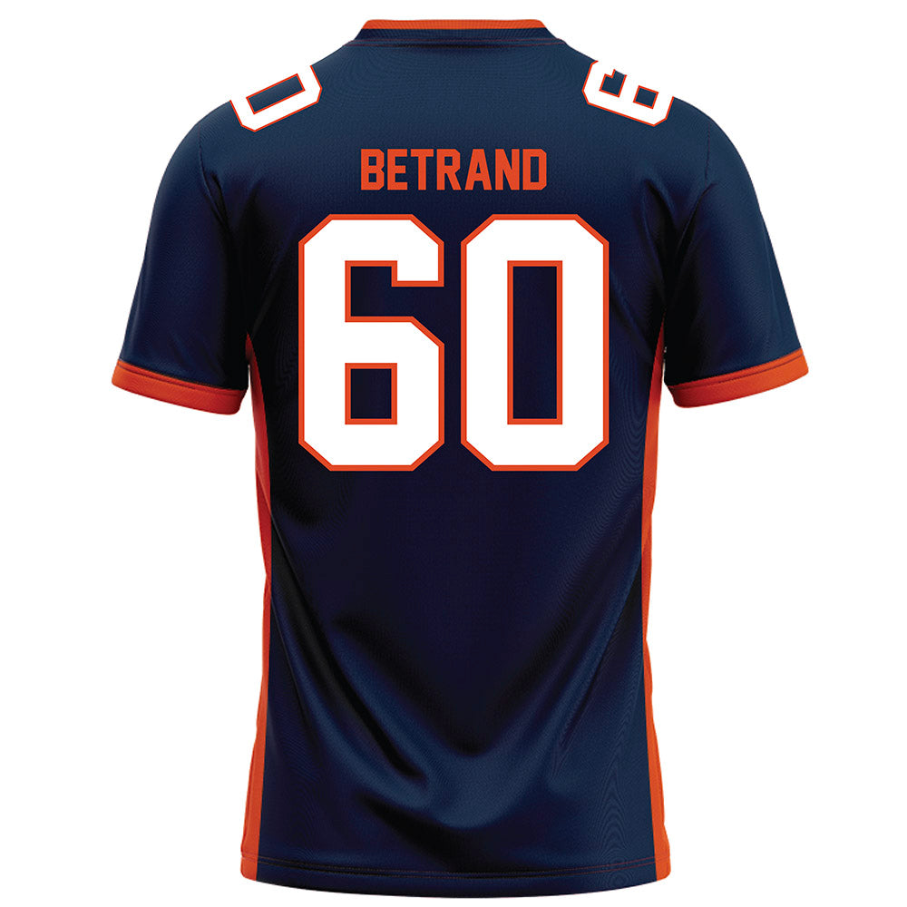 Syracuse - NCAA Football : Naquil Betrand - Blue Football Jersey-1