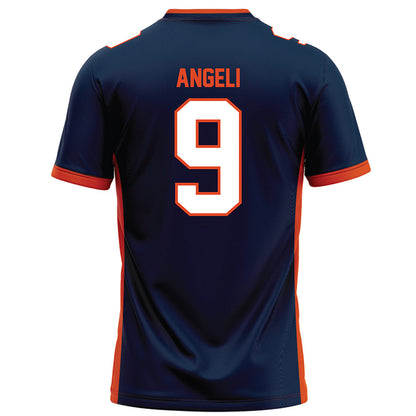 Syracuse - NCAA Football : Steve Angeli - Blue Football Jersey-1