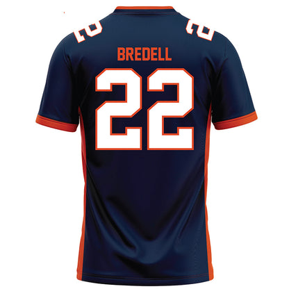 Syracuse - NCAA Football : Ziyyon Bredell - Blue Football Jersey-1