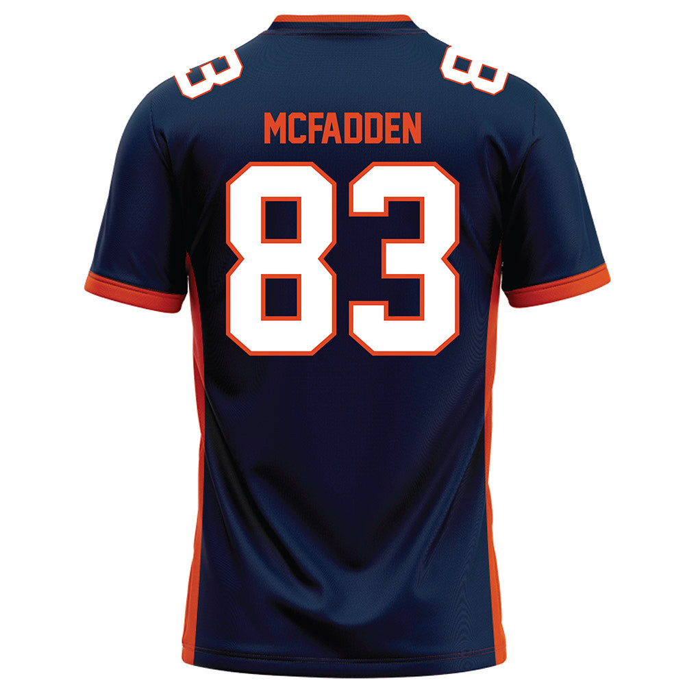 Syracuse - NCAA Football : Julian McFadden - Blue Football Jersey-1