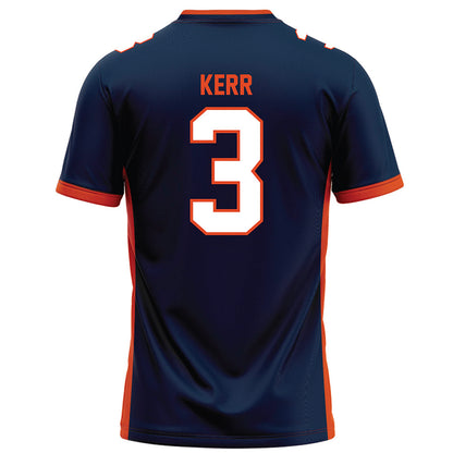 Syracuse - NCAA Football : Davien Kerr - Blue Football Jersey-1