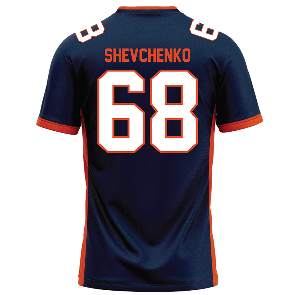 Syracuse - NCAA Football : Vito Shevchenko - Blue Football Jersey-1