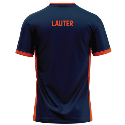 Syracuse - NCAA Football : Daniel Lauter - Blue Football Jersey-1