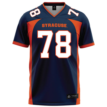 Syracuse - NCAA Football : Joseph Cruz - Blue Football Jersey-0