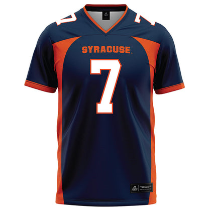 Syracuse - NCAA Football : Darien Williams - Blue Football Jersey-0