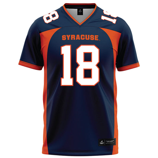 Syracuse - NCAA Football : Oluwademilade (David) Omopariola - Blue Football Jersey-0