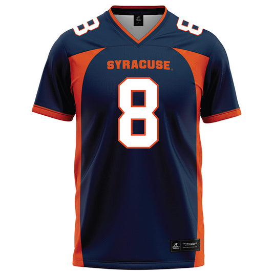 Syracuse - NCAA Football : Tyshawn Russell - Blue Football Jersey-0