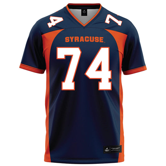 Syracuse - NCAA Football : Matthew Hawn - Blue Football Jersey-0