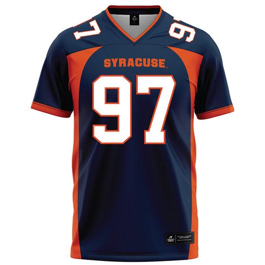 Syracuse - NCAA Football : Clark Calloway - Blue Football Jersey-0