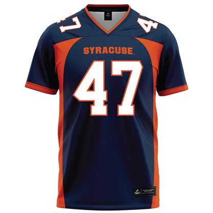 Syracuse - NCAA Football : Tripp Woody - Blue Football Jersey-0