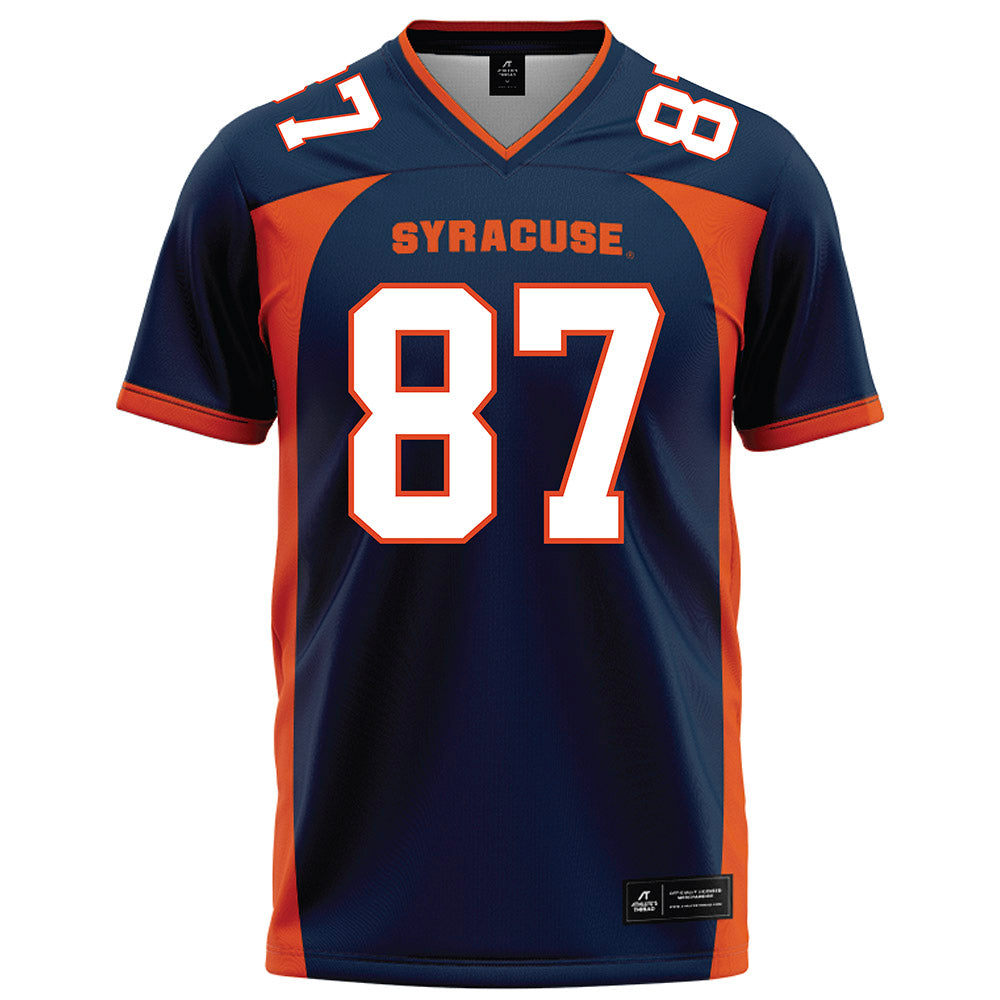 Syracuse - NCAA Football : Nate Edwards - Blue Football Jersey-0