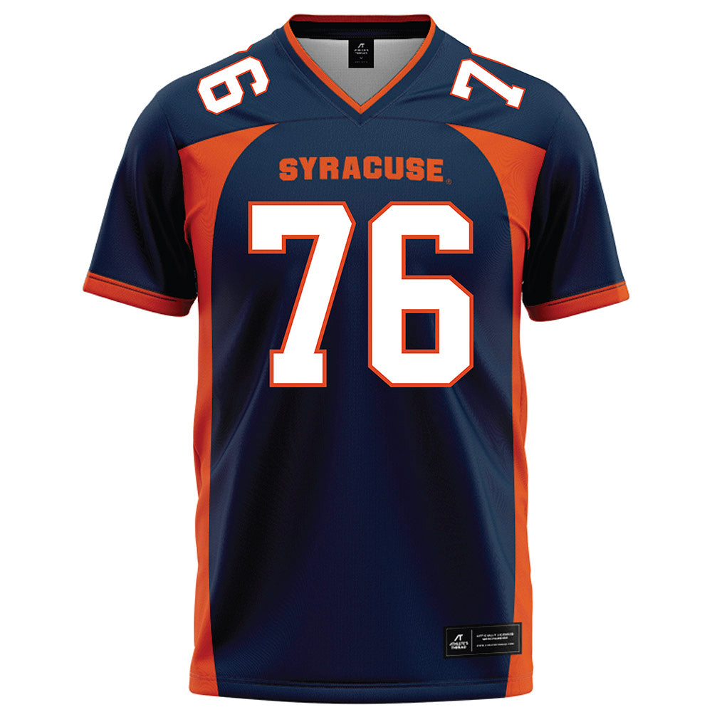 Syracuse - NCAA Football : Byron Washington - Blue Football Jersey-0