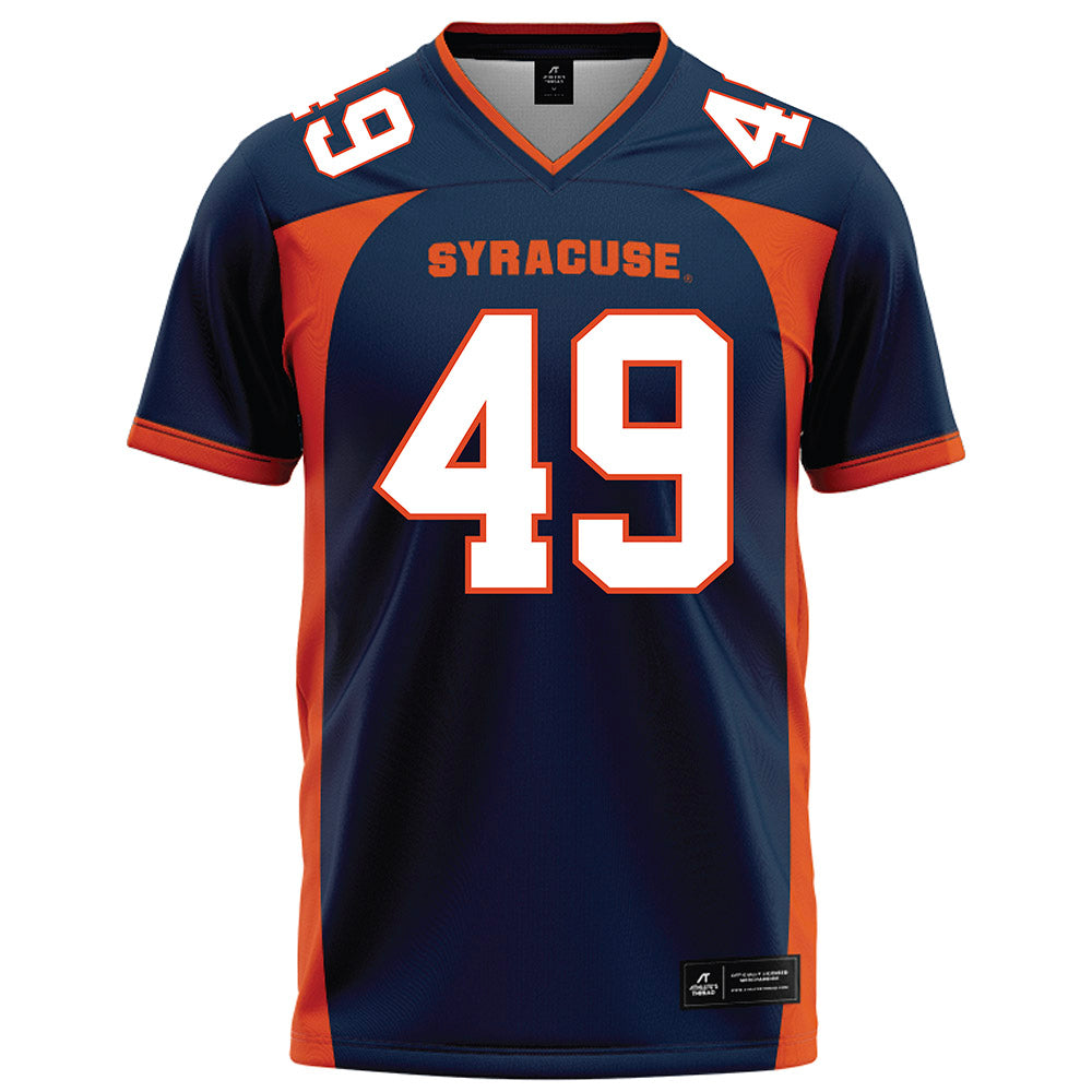 Syracuse - NCAA Football : Josh Kubala - Blue Football Jersey-0