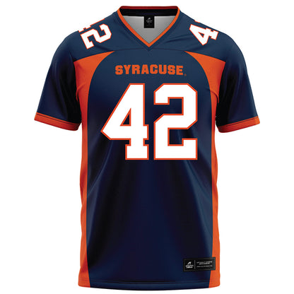 Syracuse - NCAA Football : William Dudley - Blue Football Jersey-0