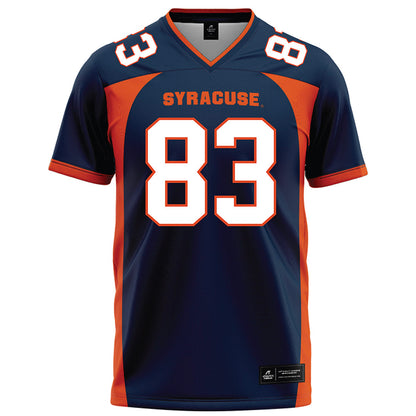 Syracuse - NCAA Football : Julian McFadden - Blue Football Jersey-0