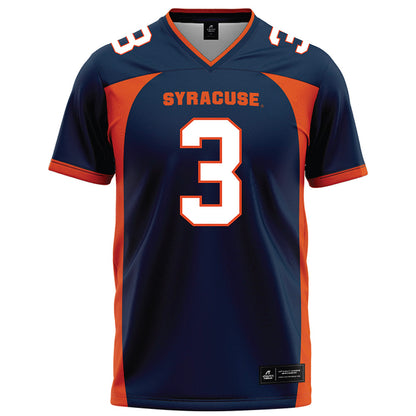 Syracuse - NCAA Football : Davien Kerr - Blue Football Jersey-0