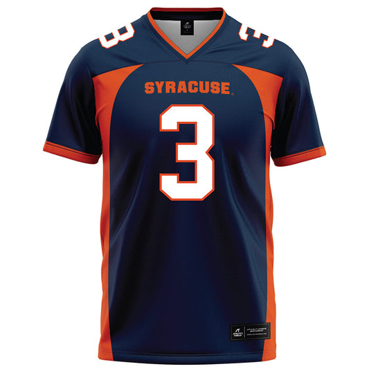 Syracuse - NCAA Football : Davien Kerr - Blue Football Jersey-0