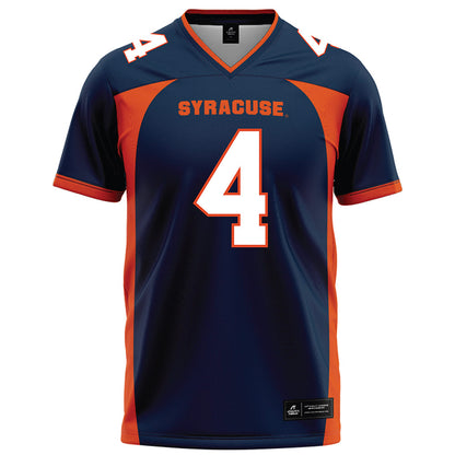 Syracuse - NCAA Football : Chase Geter - Blue Football Jersey-0