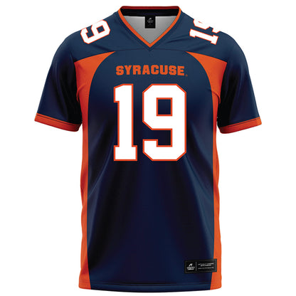 Syracuse - NCAA Football : Cornell Perry - Blue Football Jersey-0