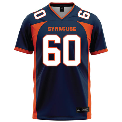Syracuse - NCAA Football : Naquil Betrand - Blue Football Jersey-0