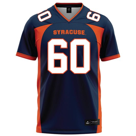 Syracuse - NCAA Football : Naquil Betrand - Blue Football Jersey-0