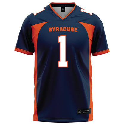 Syracuse - NCAA Football : Demetres Samuel Jr. - Blue Football Jersey-0