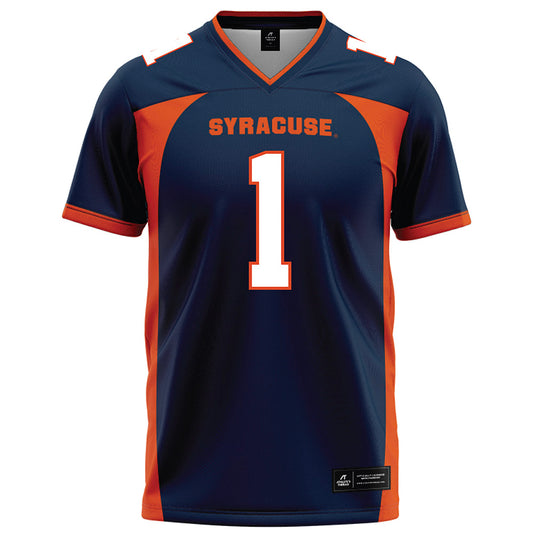 Syracuse - NCAA Football : Demetres Samuel Jr. - Blue Football Jersey-0
