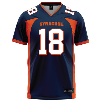 Syracuse - NCAA Football : David Omopariola - Blue Football Jersey