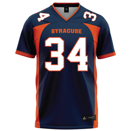 Syracuse - NCAA Football : Nate Prater - Blue Football Jersey