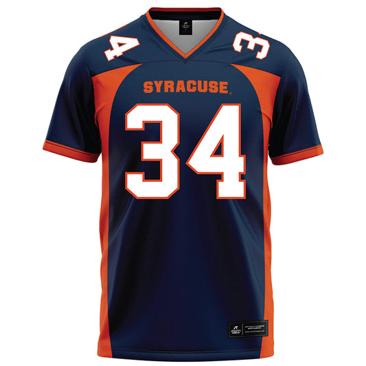 Syracuse - NCAA Football : Nate Prater - Blue Football Jersey